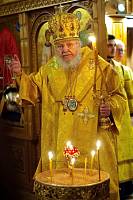 Архиерейское богослужение в Неопалимовском храме микрорайона ВНИИПО города Балашихи